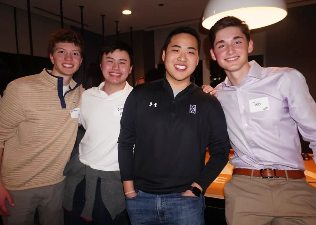 Brothers at a rush event